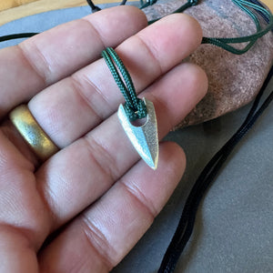 Pointed Pendant Necklace by Bryan Hansen Metals