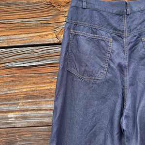 Ranch Pant in Indigo Cotton and Tencel Denim by Sarahwear