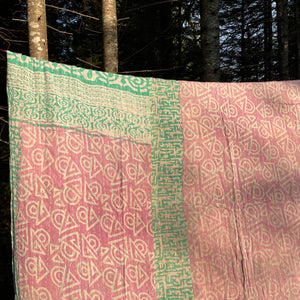 Recycled Sari Kantha Blanket 7