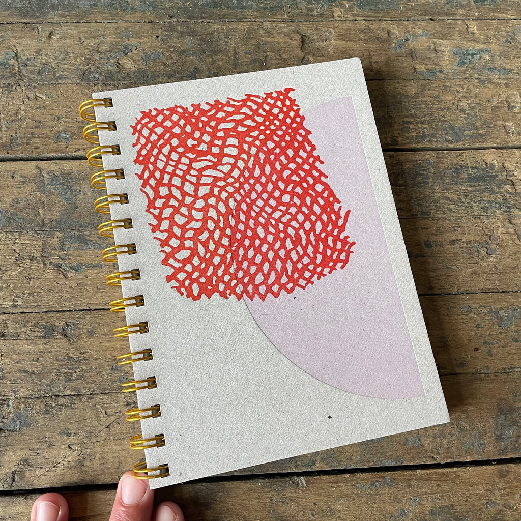 Red Lavender Half Moon Planner by Meshwork Press