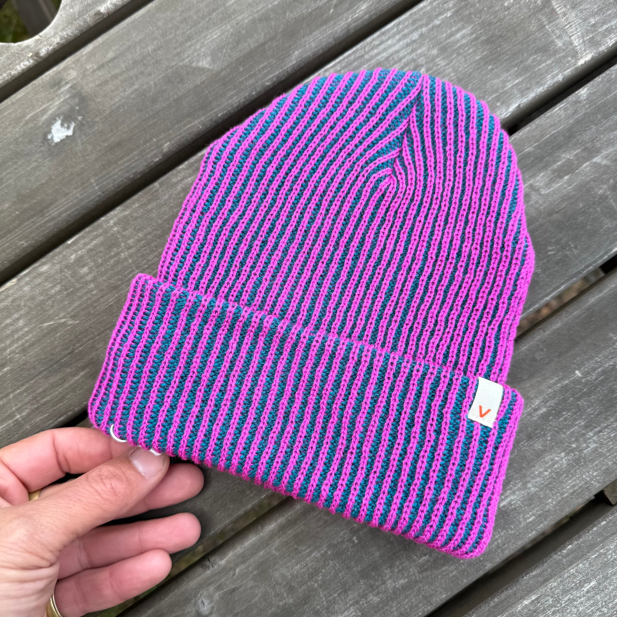 Rib Knit Hat by Verloop Knits - Exclusive Colors for UPSTATE MN!