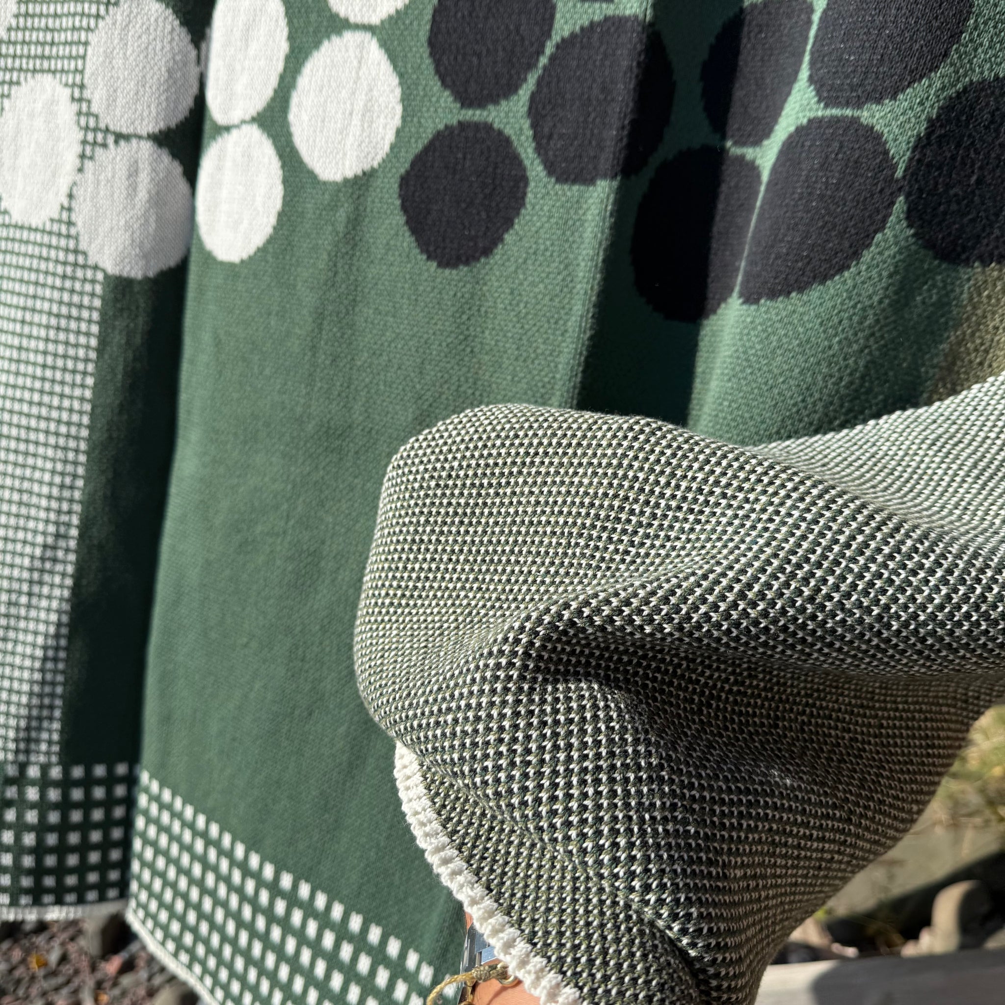 Rock Rose Throw by Susie Pilgrim Waters for In2Green