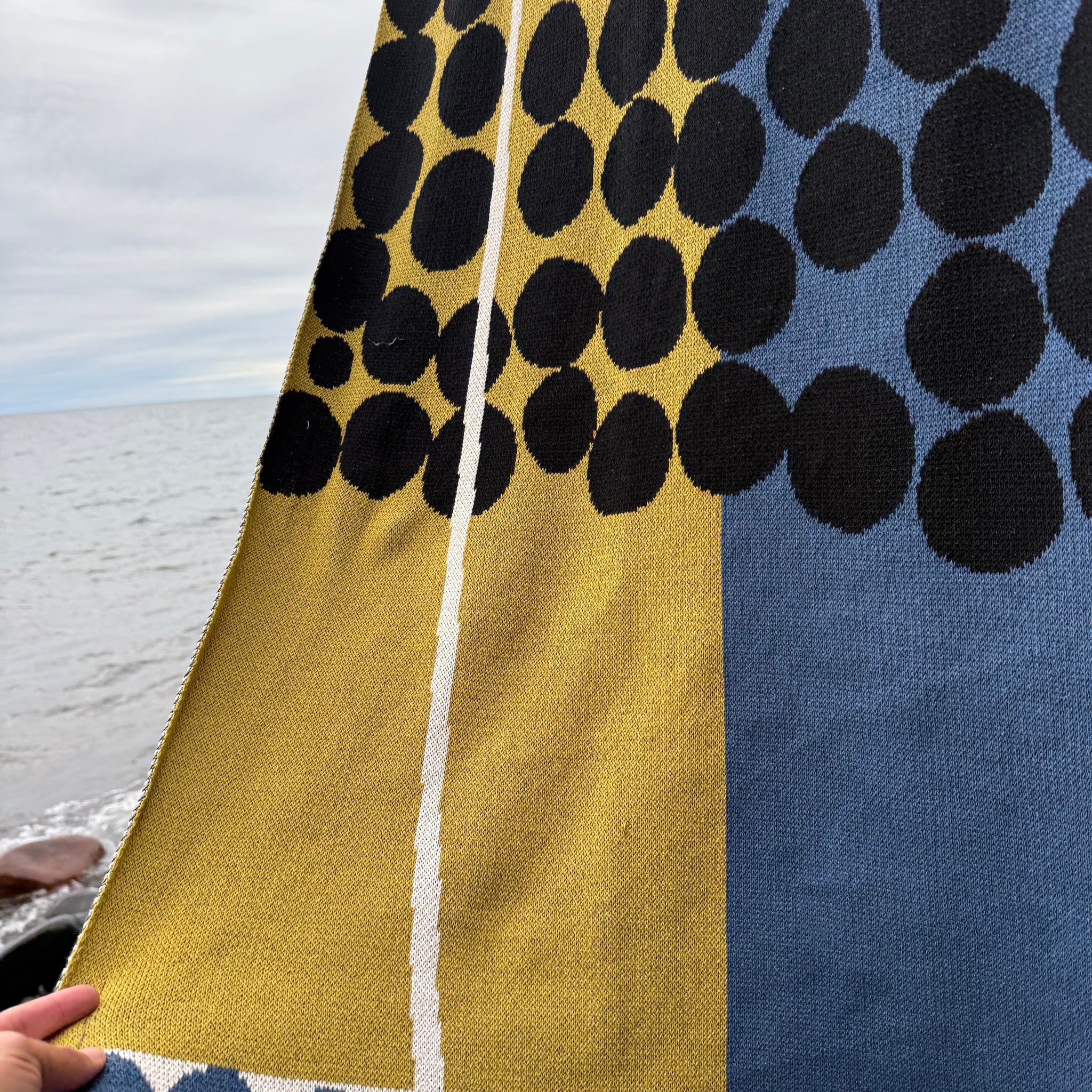 Rock Rose Throw by Susy Pilgrim Waters for In2Green