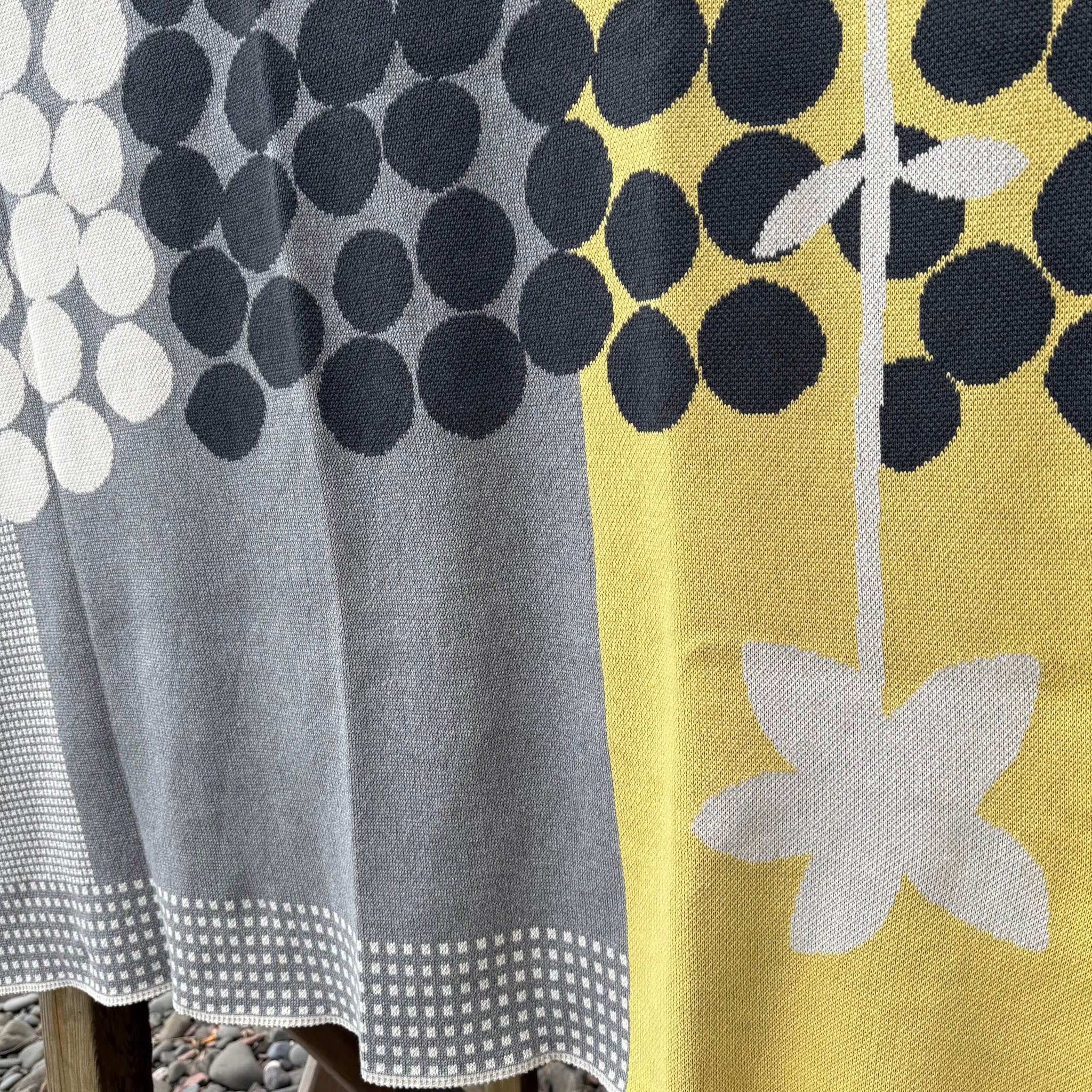 Rock Rose Throw by Susy Pilgrim Waters for In2Green