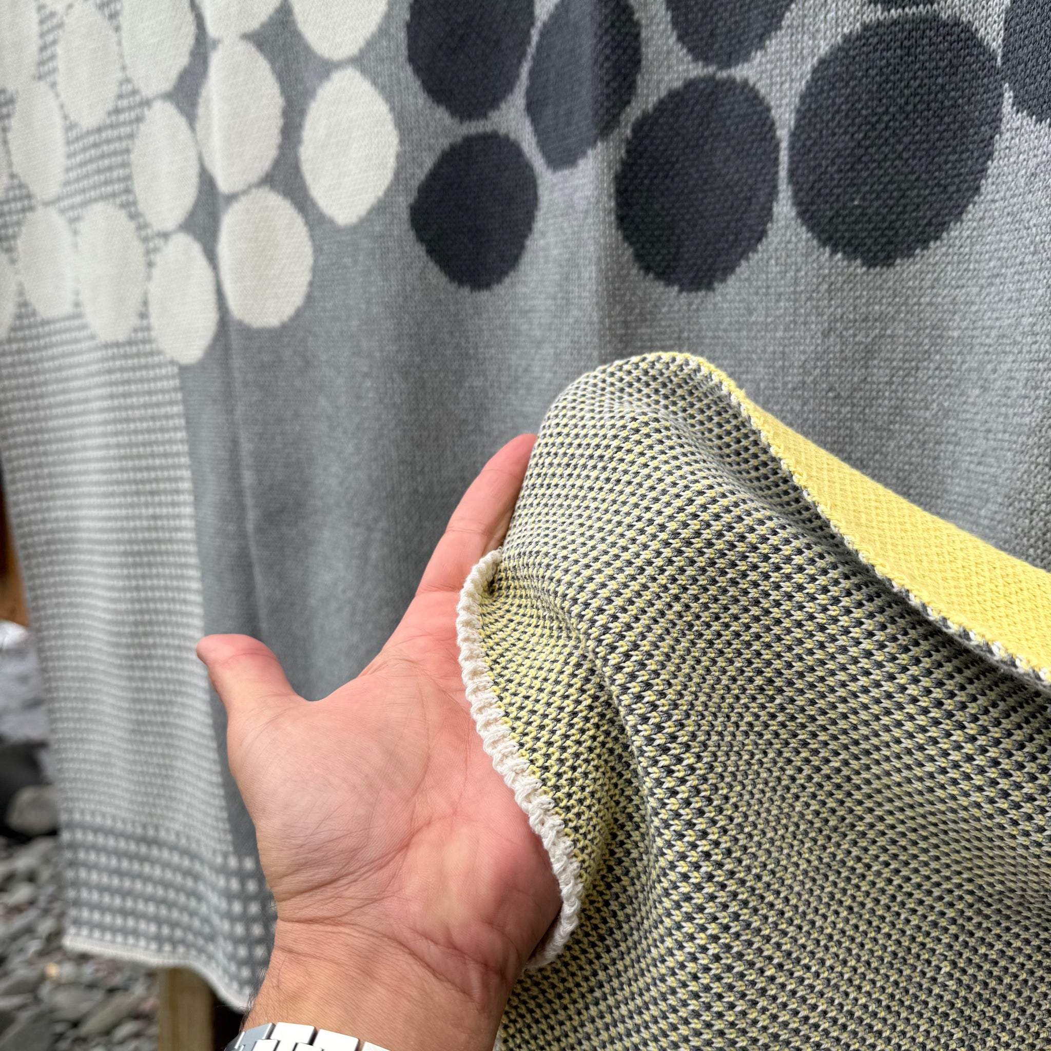 Rock Rose Throw by Susy Pilgrim Waters for In2Green