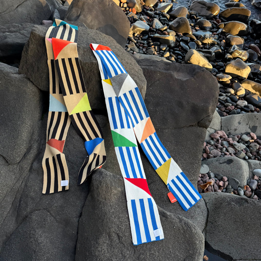 Sailboat Skinny Scarf by Verloop Knits