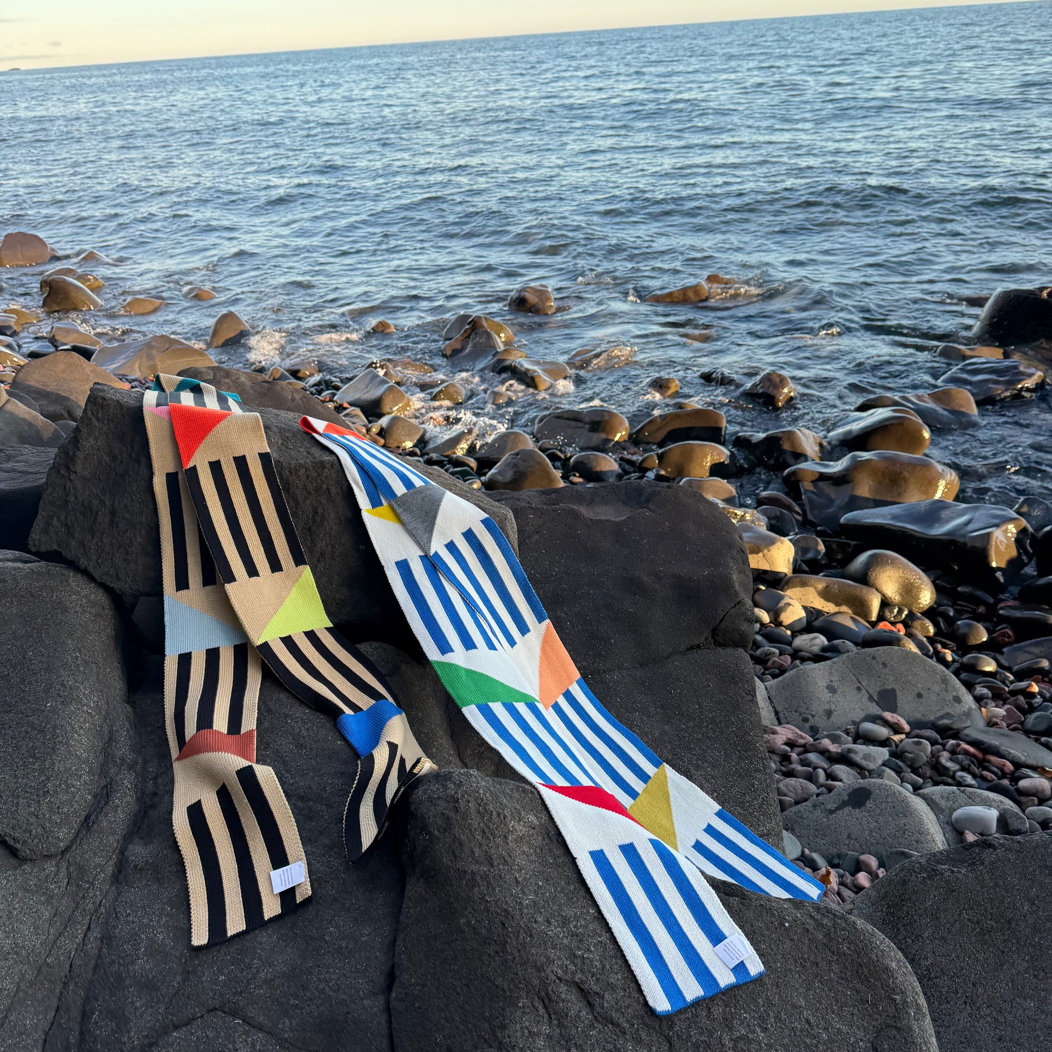 Sailboat Skinny Scarf by Verloop Knits