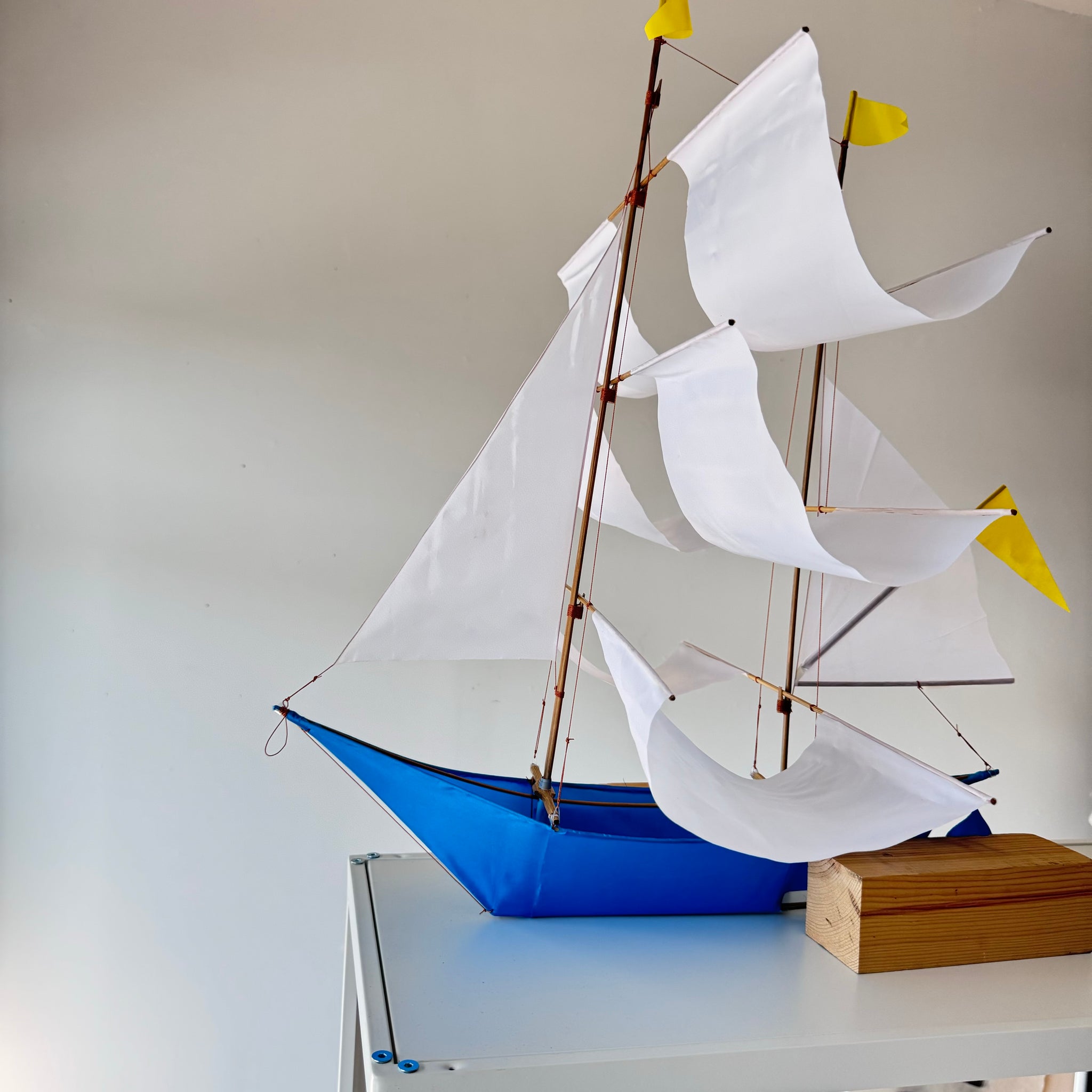 Sailing Ship Kite in Billy Moon by Haptic Lab