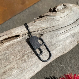 Santorini Necklace in Black Powder Coating by Days of August