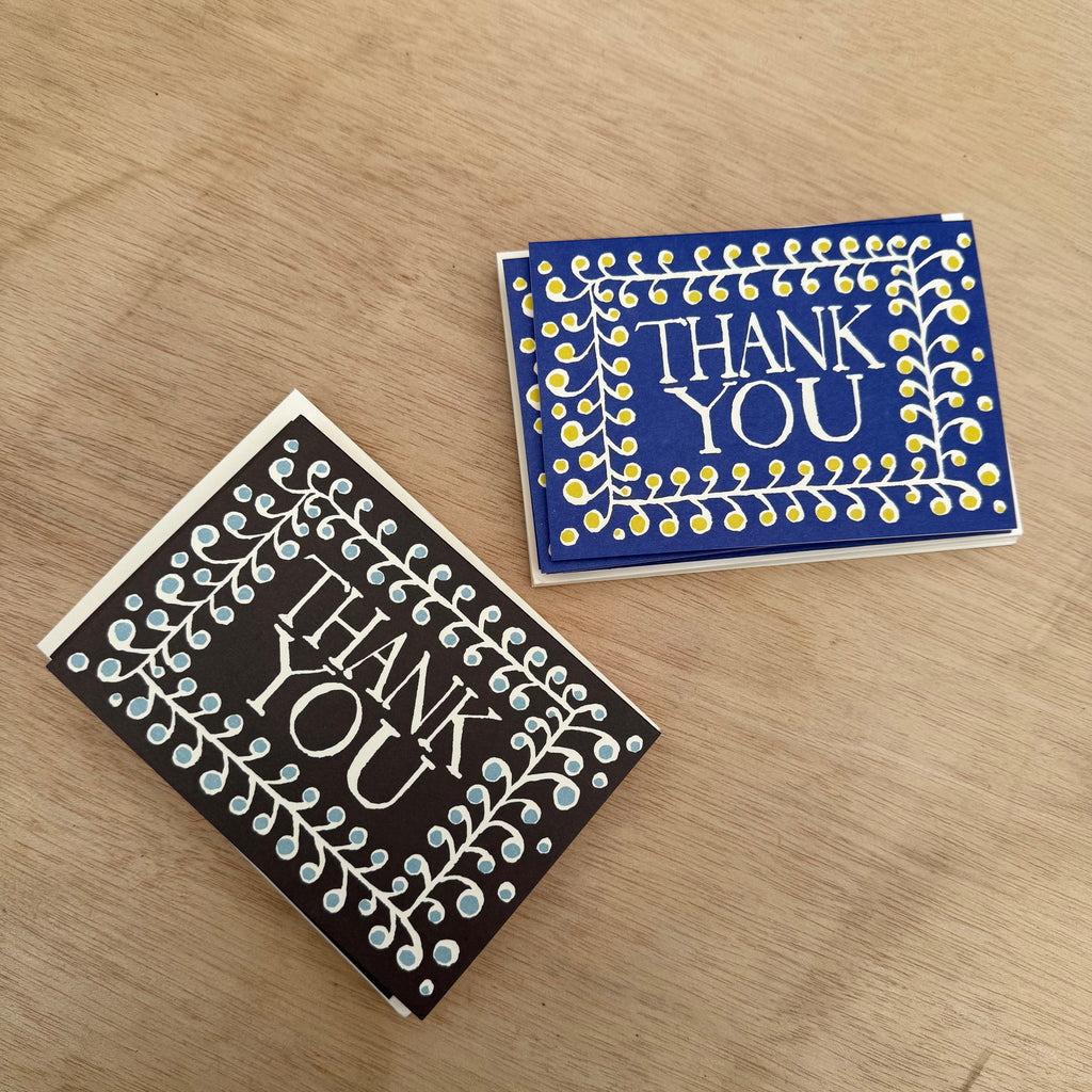 Set of Ten Thank you Cards by Cambridge Imprint