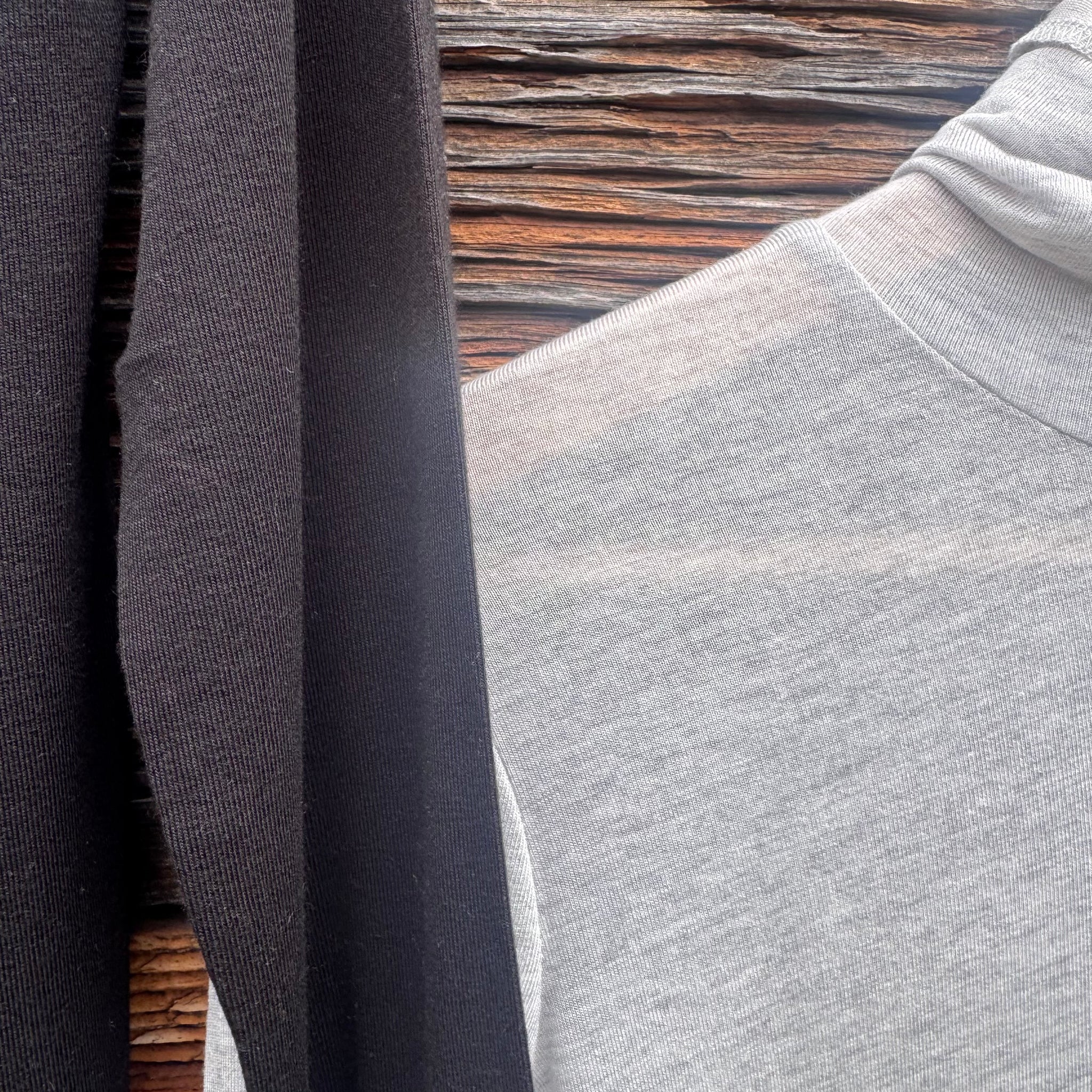 Silk Cashmere Blend Long Sleeve Turtle Neck Top
