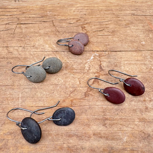 Simple Stone Earrings by Lakestone Jewelry