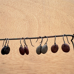 Simple Stone Earrings by Lakestone Jewelry