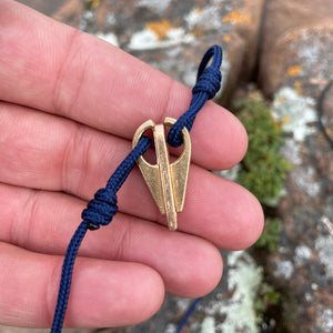 Skull Clasp Necklace by Bryan Hansen Metals
