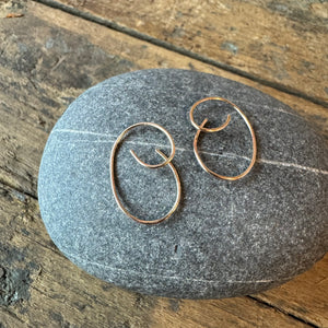 Small Loops 14k Gold fill Earrings by 8.6.4 Design