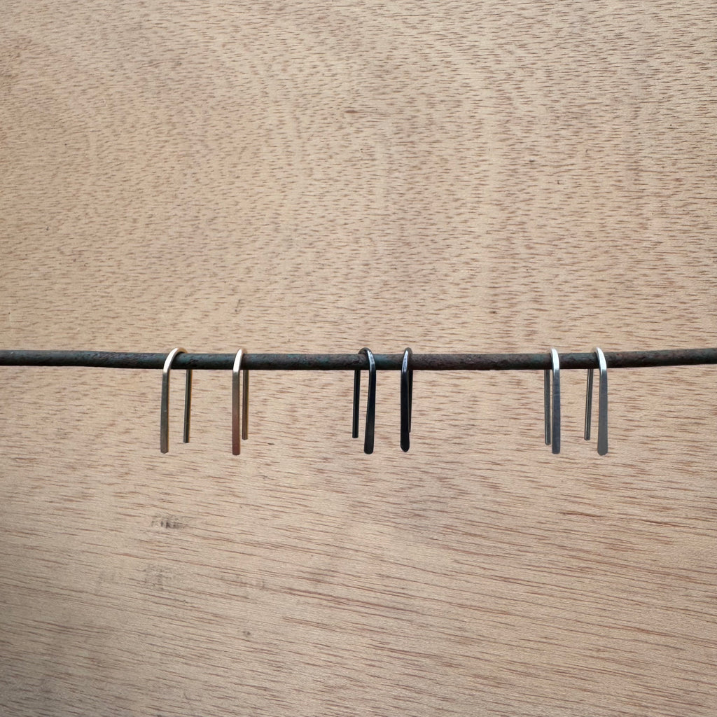 Small Staple Earrings by Everart Designs