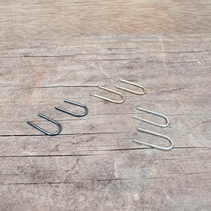 Small Staple Earrings by Everart Designs