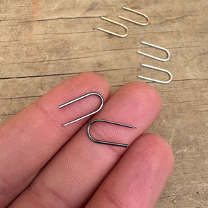 Small Staple Earrings by Everart Designs