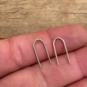 Small Staple Earrings by Everart Designs