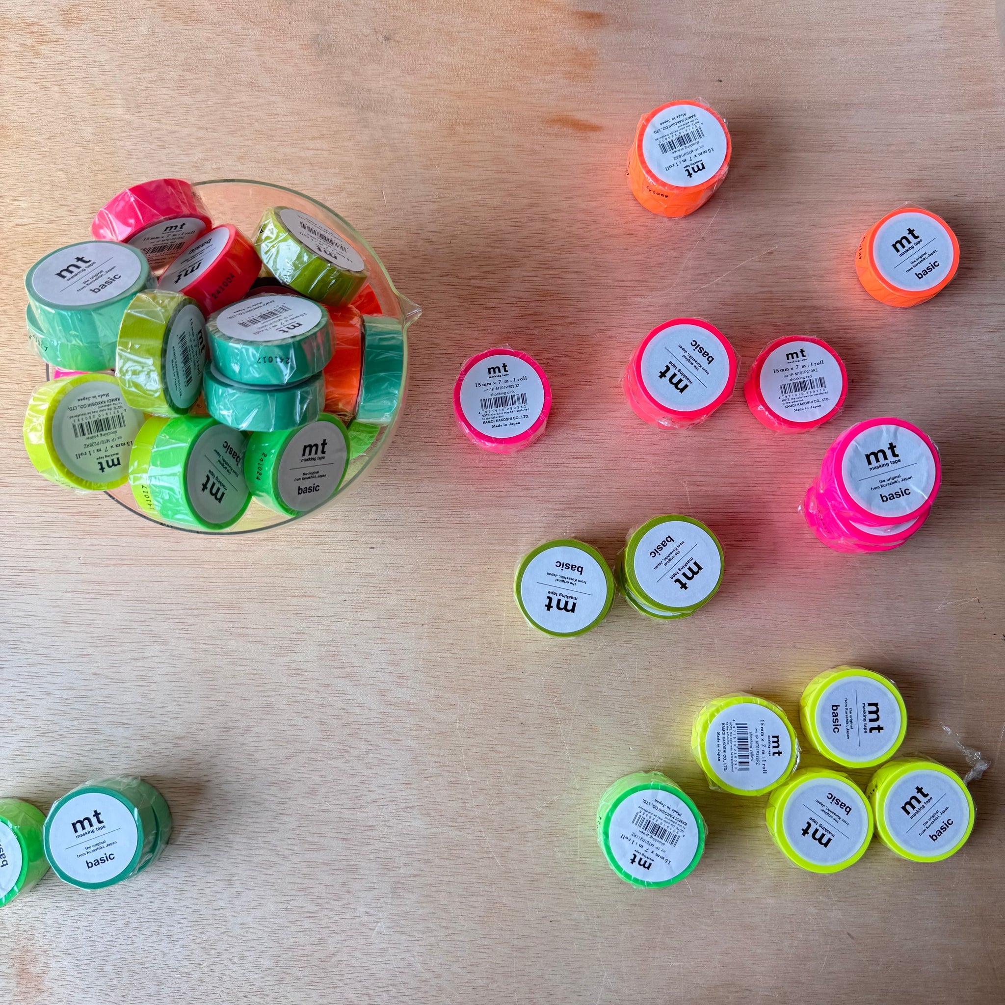 Solid Color Wide Washi Tape