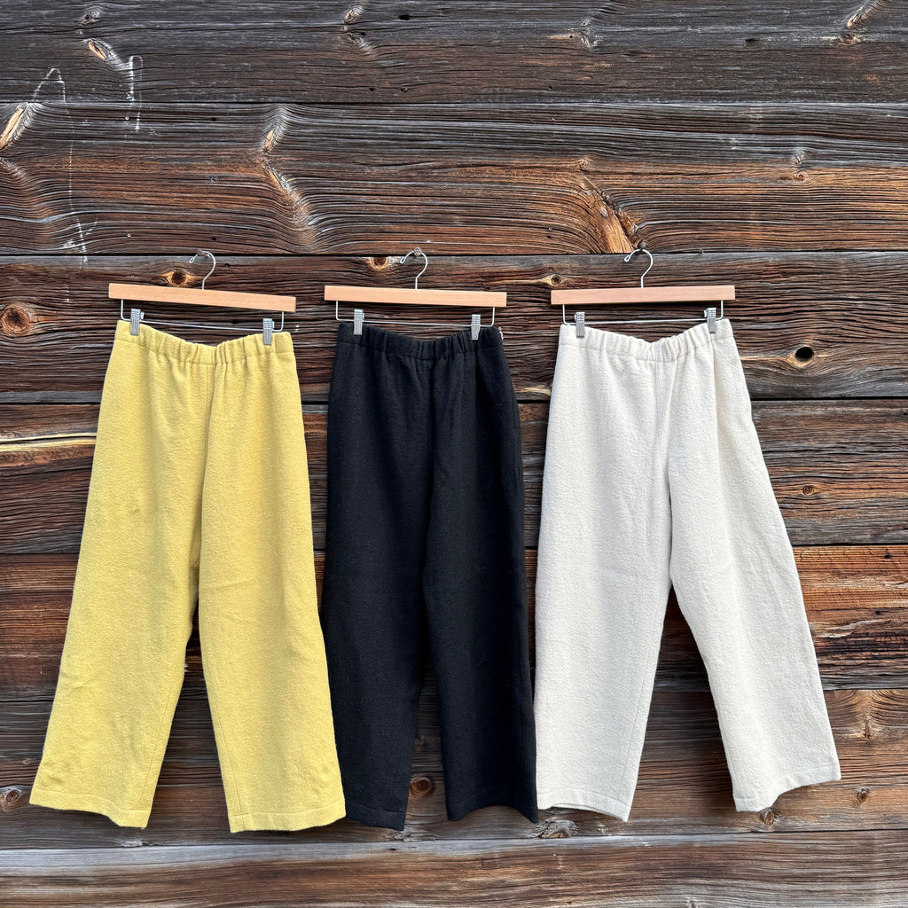 Sommelier Wool Felt Pants by Sarah Wear