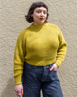 Sonnie Sweater in Chartreuse by Curator SF
