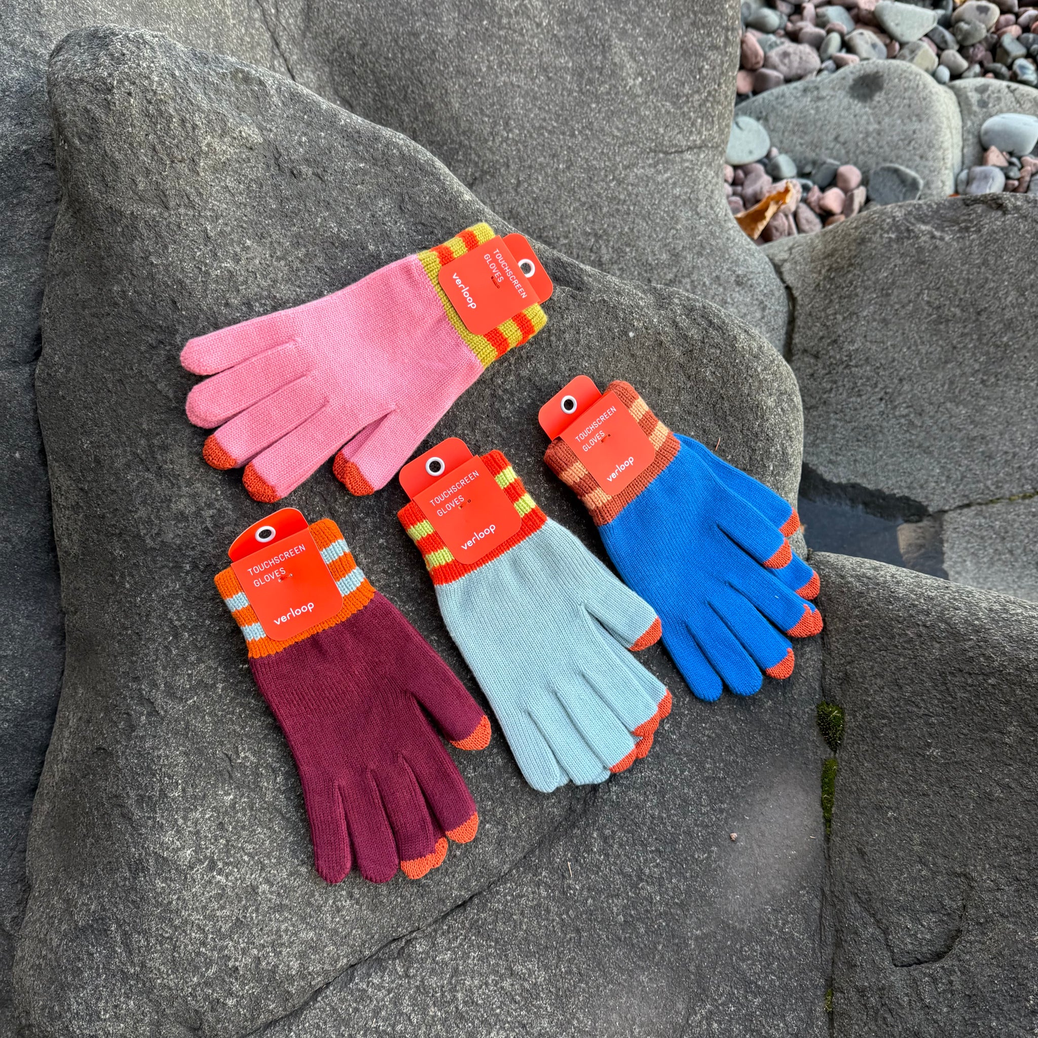 Sport Cuff Touch Screen Gloves by Verloop Knits