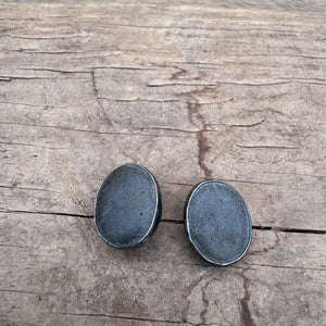 Stone Post Earrings by Lakestone Jewelry