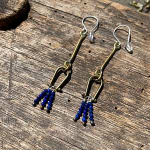 Stone Tassel Earrings by Eric Silva