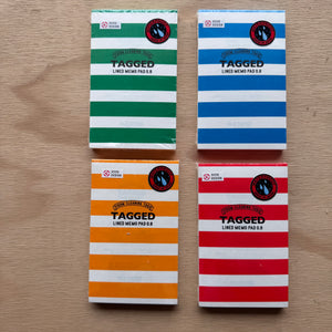 Striped Weather Proof Memo Pads by Tagged Products