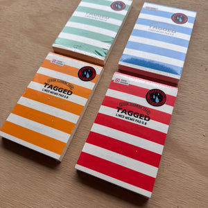 Striped Weather Proof Memo Pads by Tagged Products
