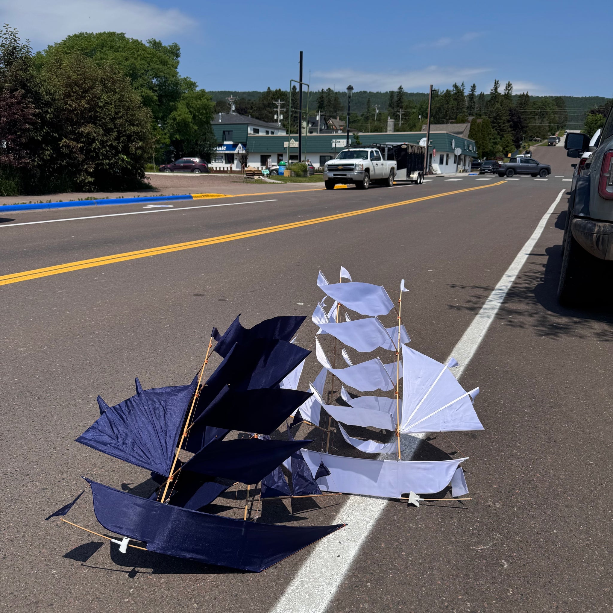 Super Ship Kite in Canary by Haptic Lab