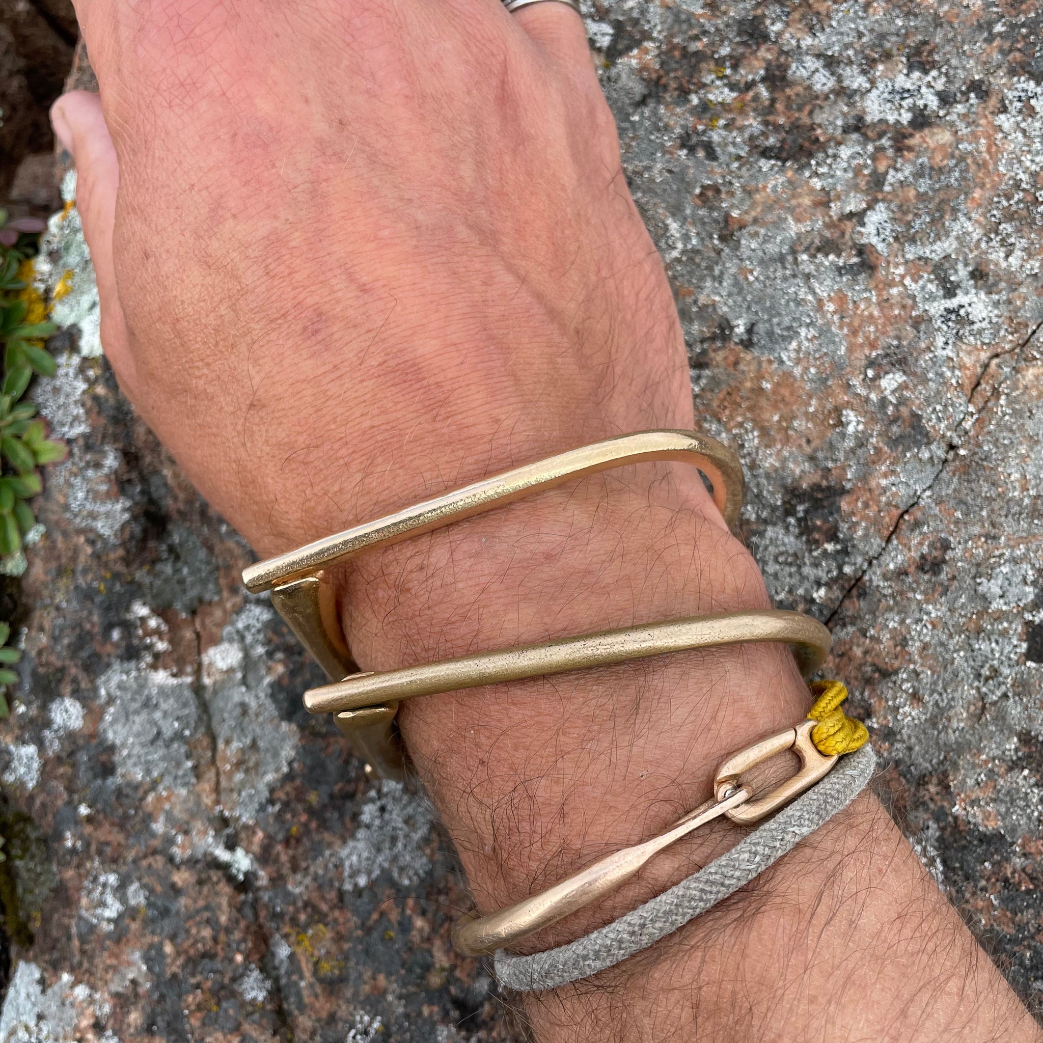 Tension Bar Bracelet by Bryan Hansen Metals