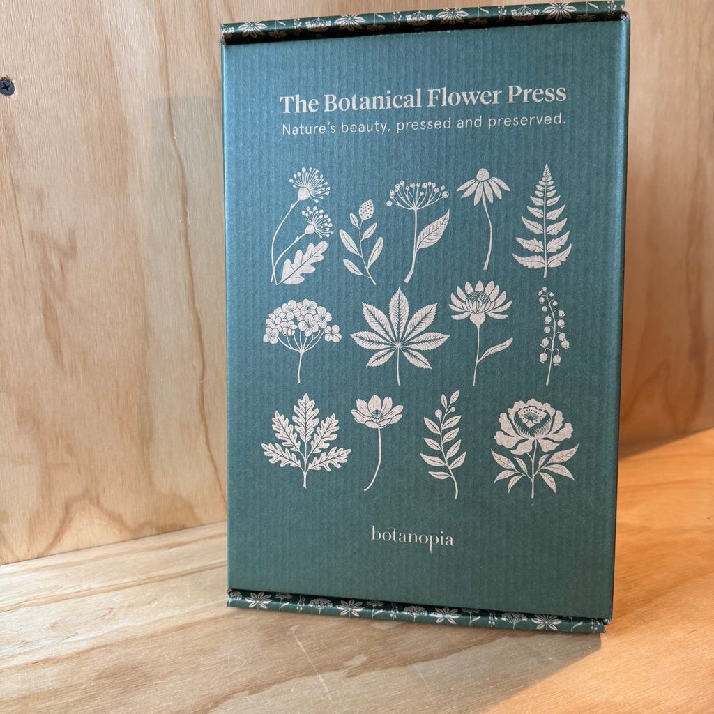 The Botanical Flower Press – Linen Cover & Gold Foil by Botanopia