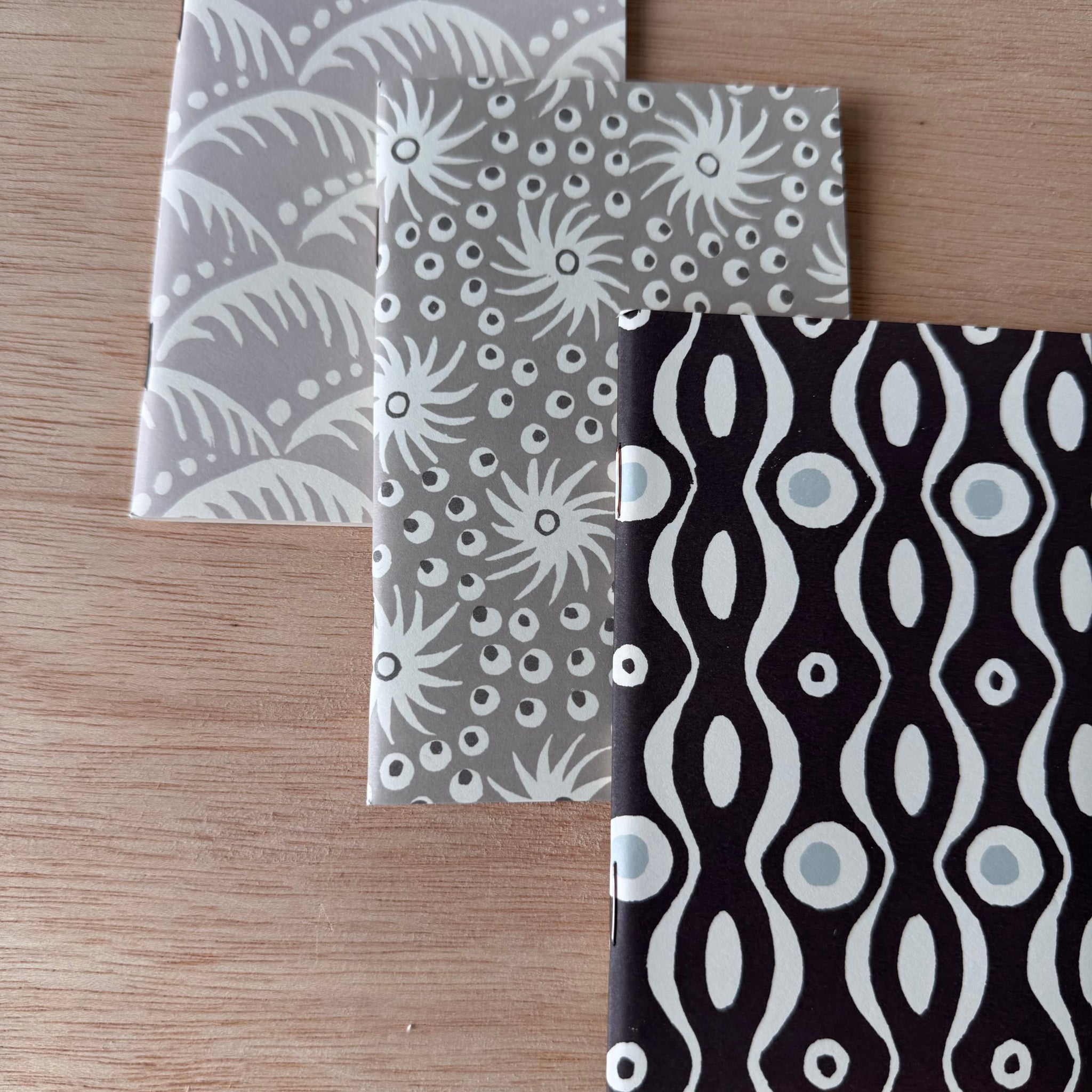 Three Assorted Memo Notebooks with Mixed Paper by Cambridge Imprint