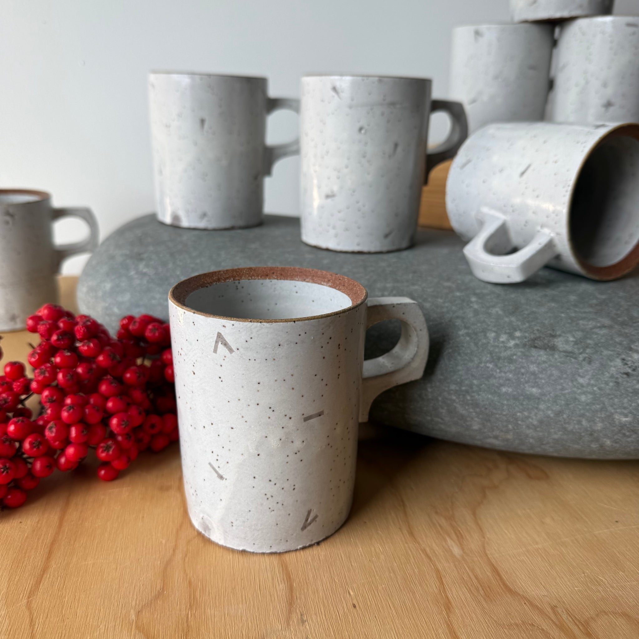 Trigger Handle Ceramic Mug by Adam Greutzmacher