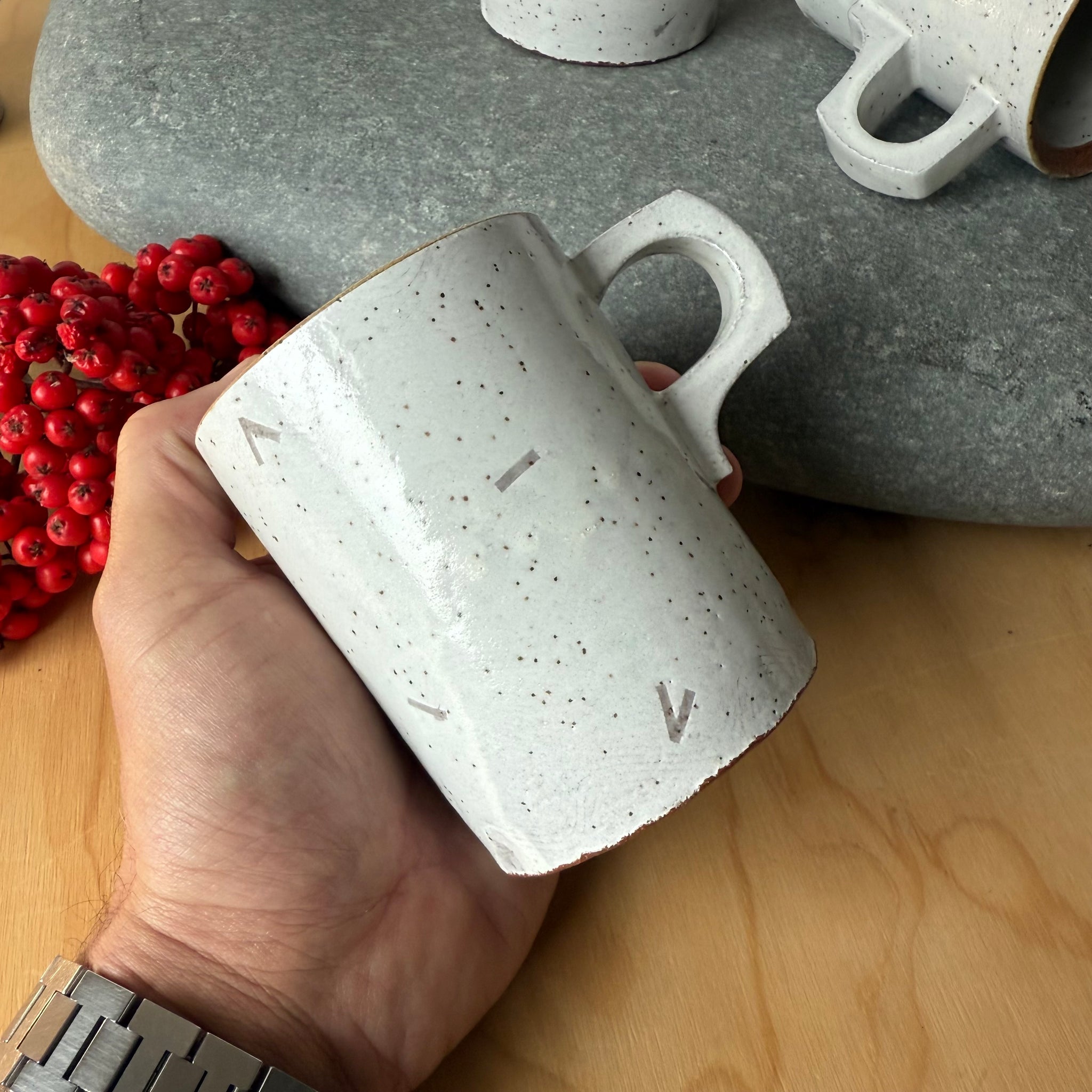Trigger Handle Ceramic Mug by Adam Greutzmacher