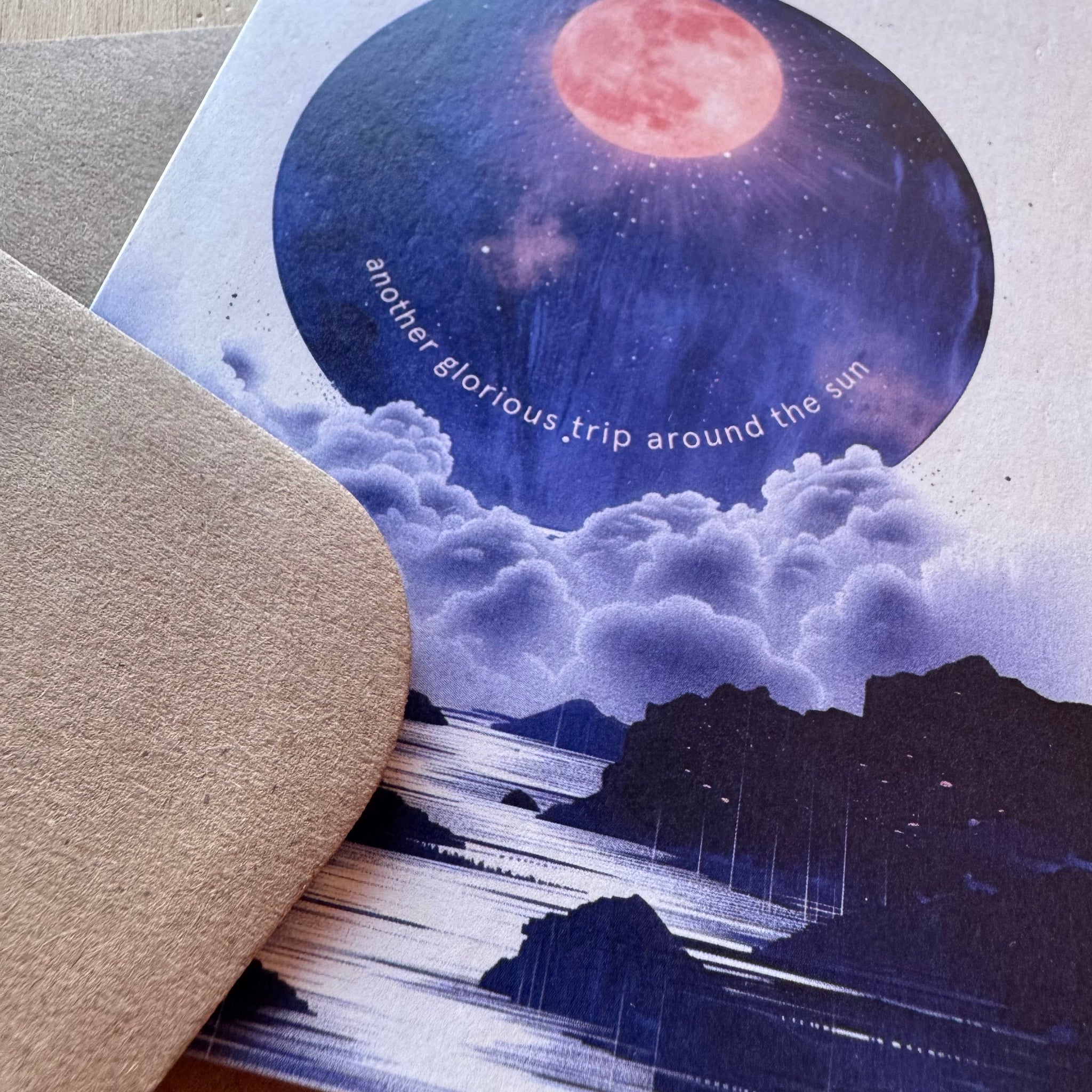 Trip around the Sun Card by Botanopia