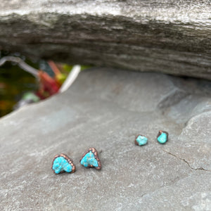 Turquoise Stud Earrings by Hawkhouse