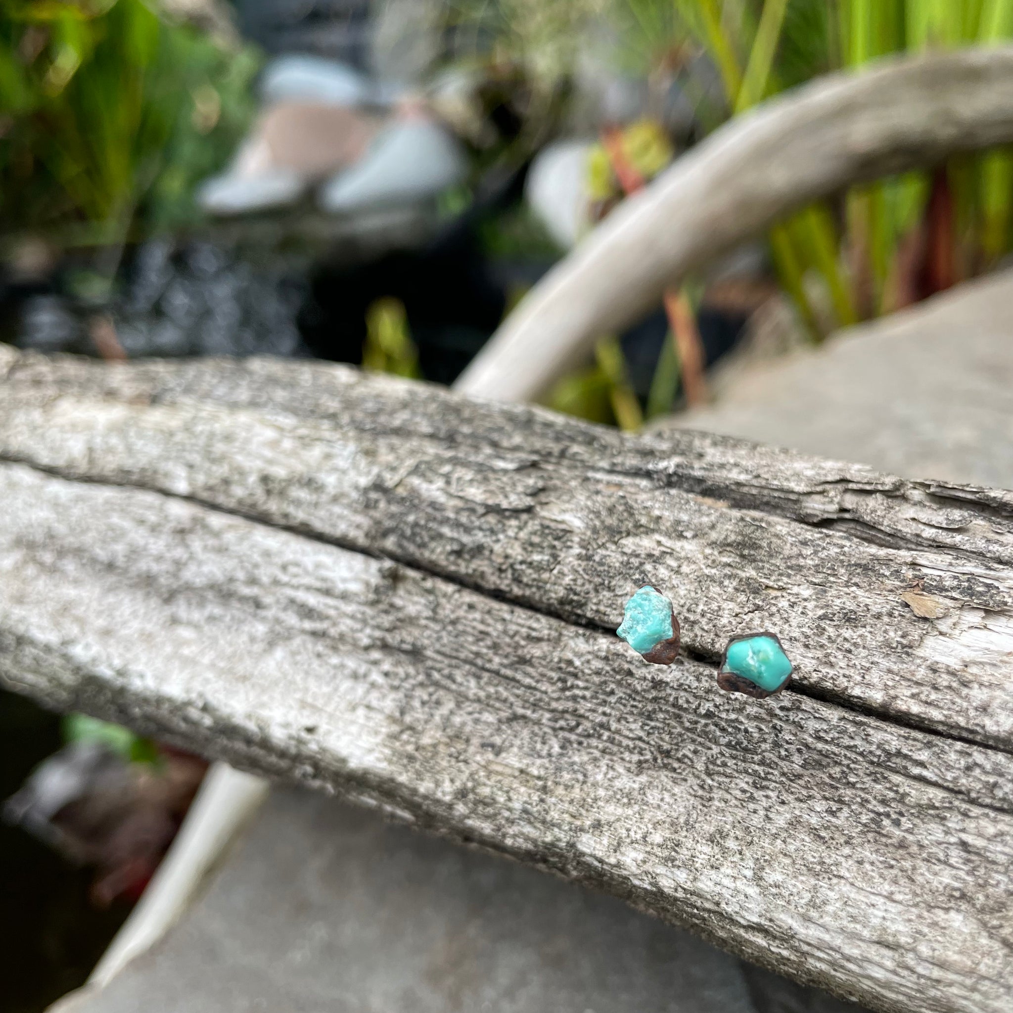 Turquoise Stud Earrings by Hawkhouse