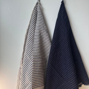 Tuz Fringe Linen Scarf by Fog Linen