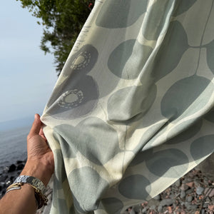 Until Merino Scarf in Cirrus by Susy Pilgrim Waters