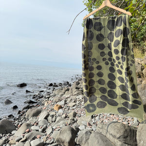 Until Merino Scarf in Peat by Susy Pilgrim Waters