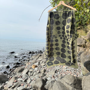 Until Merino Scarf in Peat by Susy Pilgrim Waters