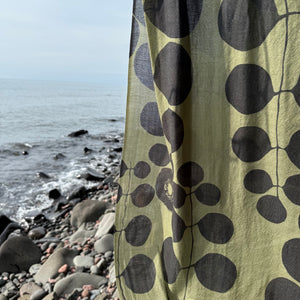 Until Merino Scarf in Peat by Susy Pilgrim Waters