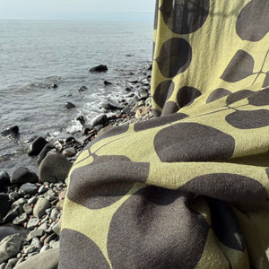 Until Merino Scarf in Peat by Susy Pilgrim Waters