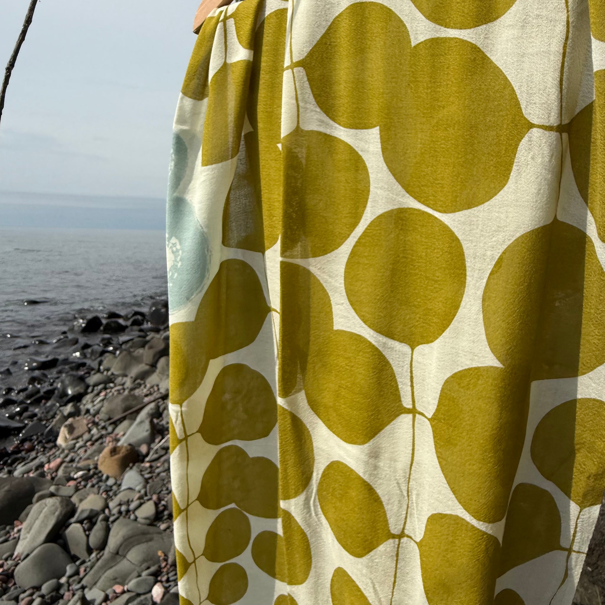 Until Merino Scarf in Willow by Susy Pilgrim Waters