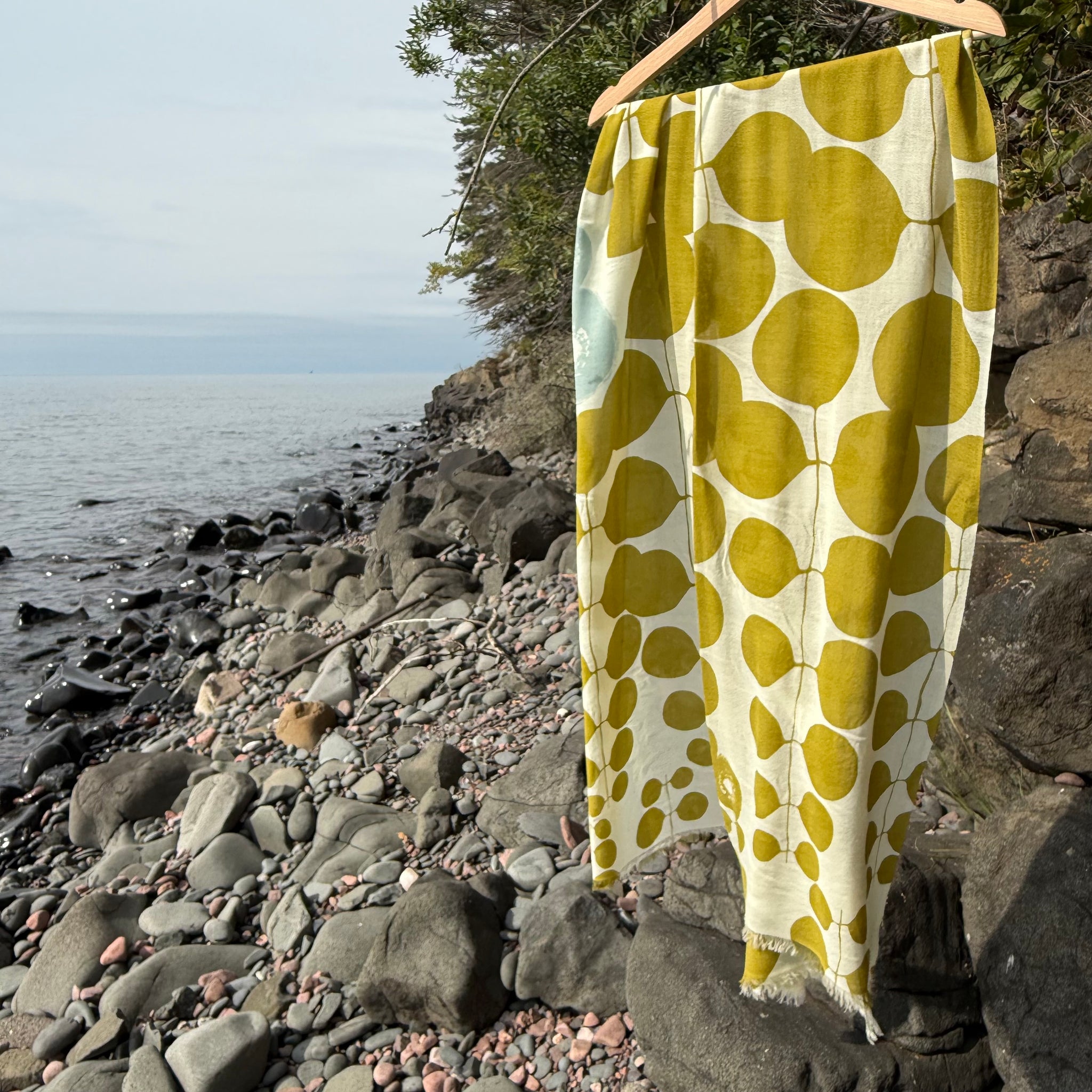 Until Merino Scarf in Willow by Susy Pilgrim Waters