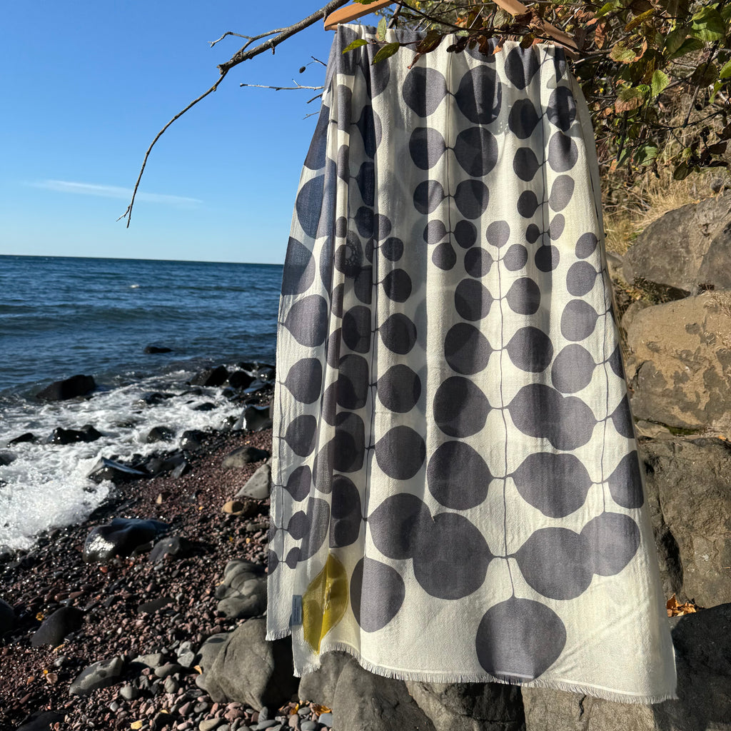 Until Merino Scarf in Nimbus by Susy Pilgrim Waters