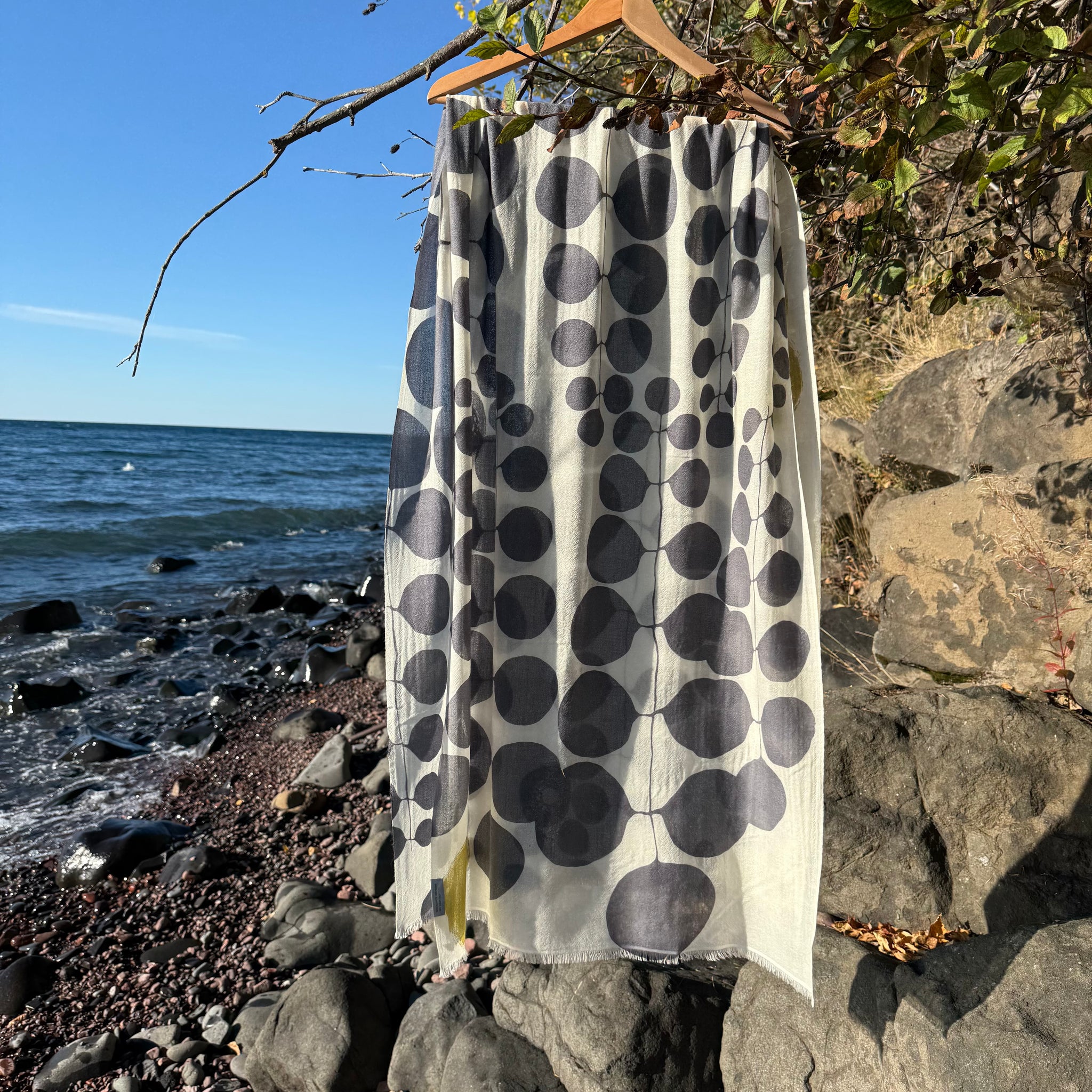 Until Merino Scarf in Nimbus by Susy Pilgrim Waters